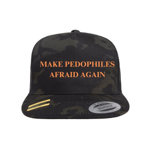 Make Pedo's Afraid Again Camo snap back trucker hats