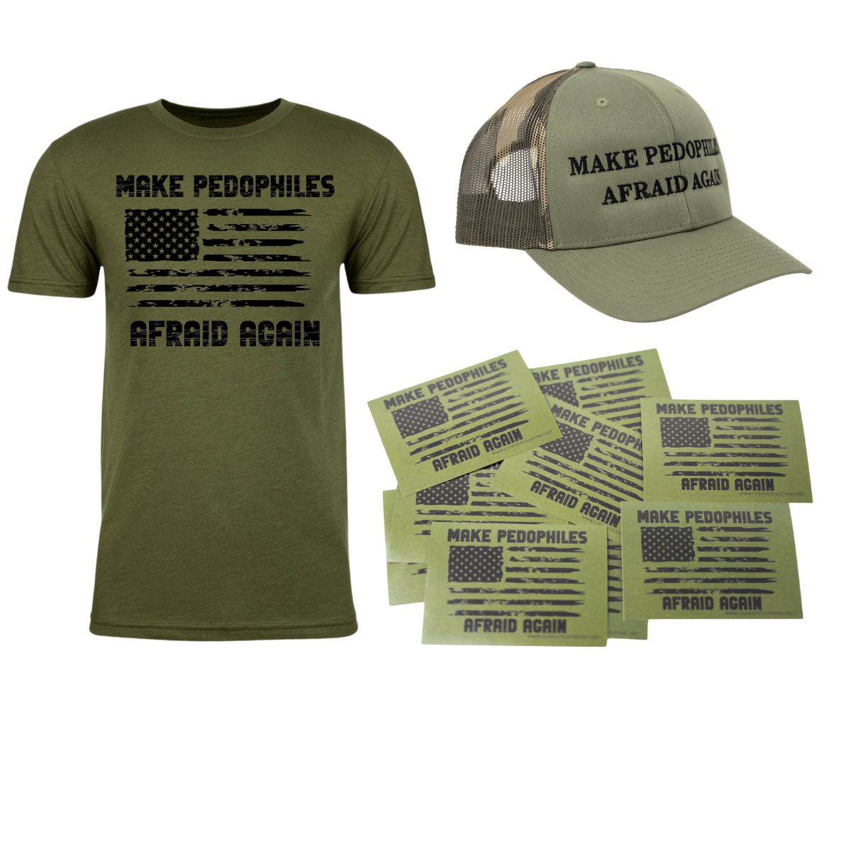 MPAA Military Green T-shirt Bundle